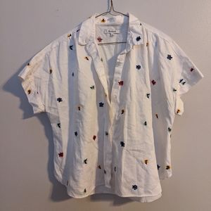 Madewell size Medium button up blouse